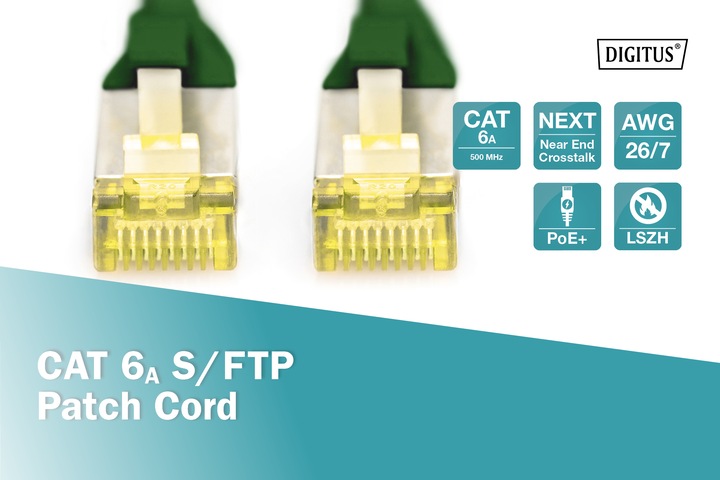 Produktbild Digitus Netzwerkkabel (S/FTP, CAT6a, 1 m)