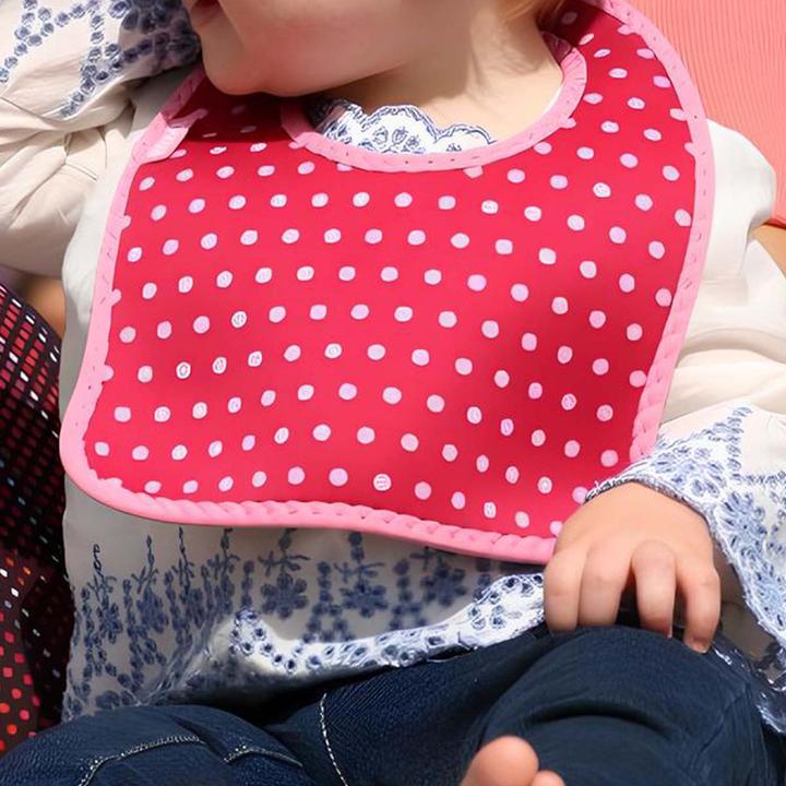 Productafbeelding Built Mess Mate Baby Roze Mini Stippen 2 st. (0 Maanden)