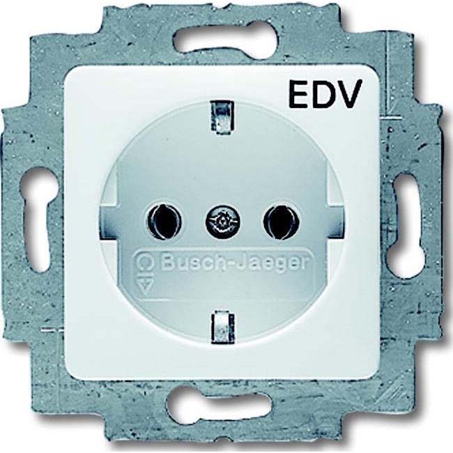 Busch-Jaeger, Steckdose, SCHUKO Steckdosen-Einsatz mit Aufdruck 2CKA002011A2902