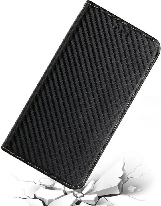 Image du produit Cover-Discount Galaxy A55 - Etui flip look carbone noir (Samsung Galaxy A55)