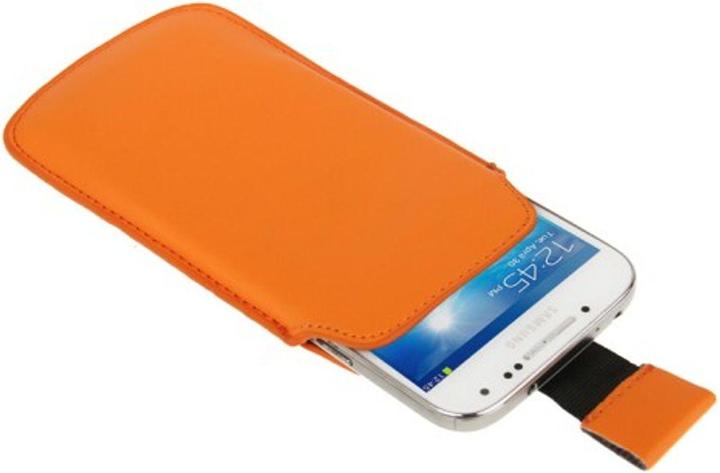Produktbild König Design Handyhülle Tasche Slide Hülle Orange (Apple iPhone 5c, Samsung Galaxy S4 mini, Nokia Lumia 820, Apple iPhone 5s, Apple iPhone 5)