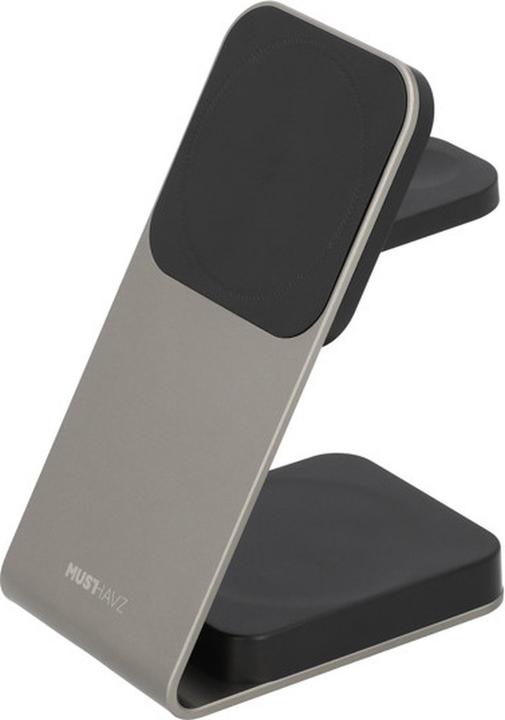 Produktbild Musthavz MagCore 3-in-1 Charger space grey (MHPOSCOREALU) (15 W)