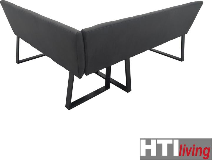 Produktbild HTI-Living Eckbank 152 x 192 cm Schwarz Vemal kurzer Schenkel links (192 cm)