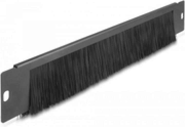 Produktbild Delock Bürstenleiste universell 350 x 55 mm 13 Rack, Schwarz