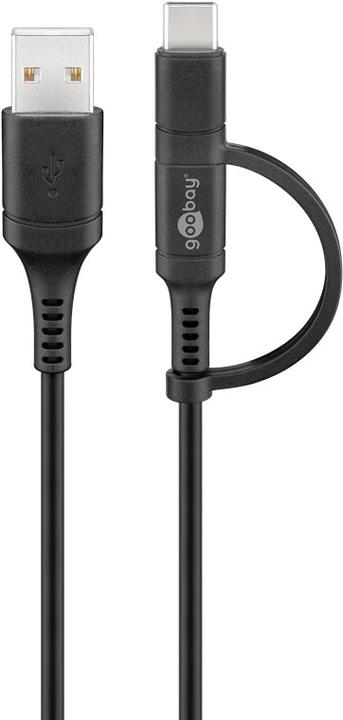 Actual product image Goobay Charging and synchronization cable (1 m, USB 2.0)
