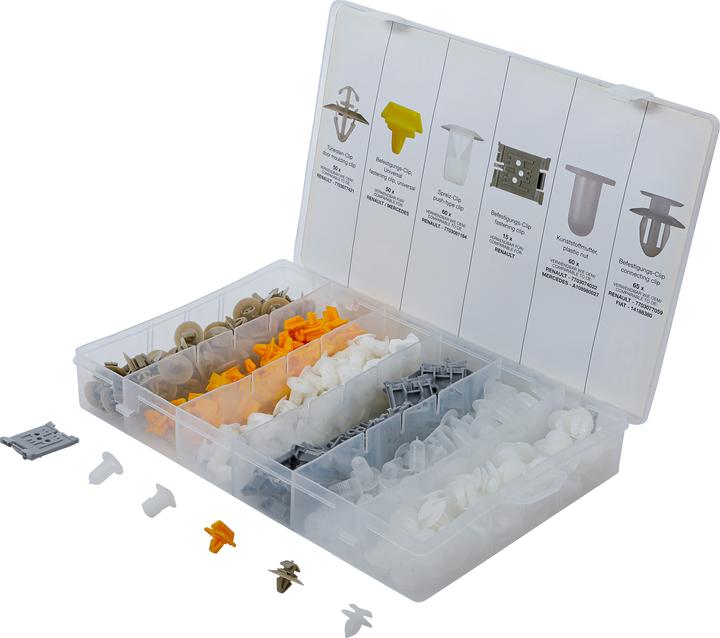 Actual product image BGS Automotive Clip Assortment for Renault 300 pcs.