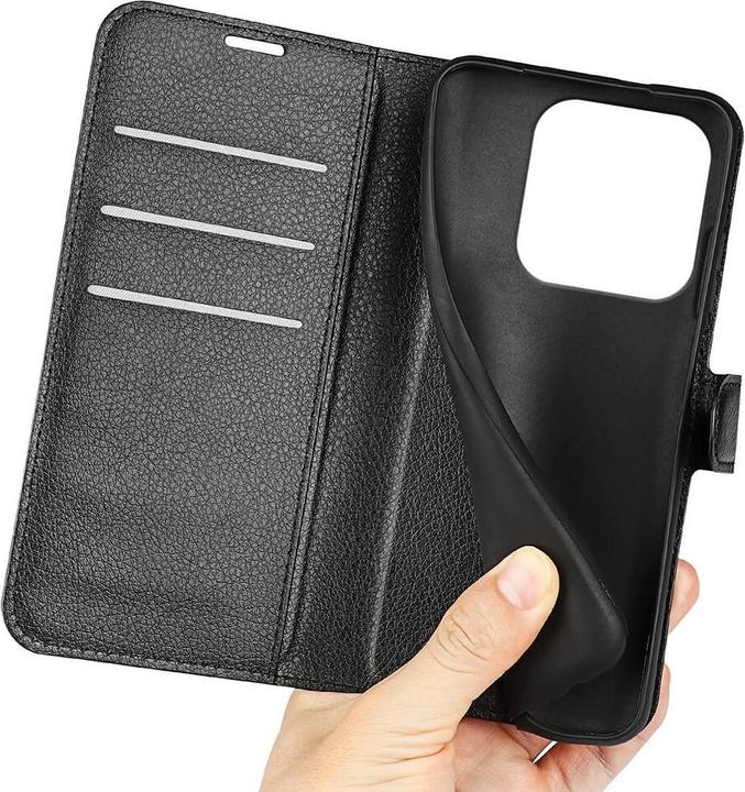 Actual product image Cover-Discount Xiaomi Redmi Note 14 4G - Leder Etui Hülle (Xiaomi Redmi Note 14)