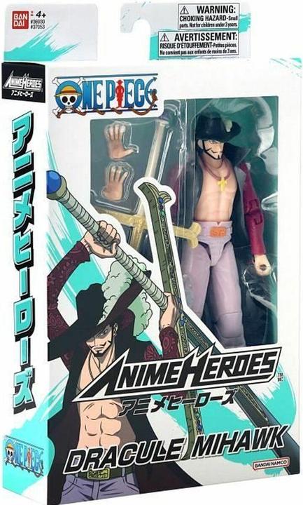 Produktbild Bandai ANIME HERO One Piece Dracule Mihawk Figur 17cm