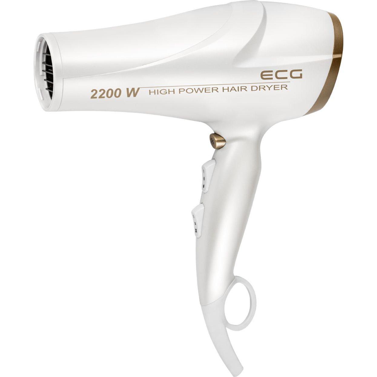 Thumbnail - ECG, Föhn, ECGVV2200, 2200w, White / gold