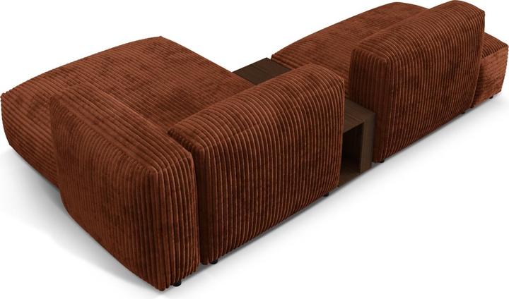 Image du produit Micadoni Canapé D'Angle Droit Modulaire, "Martina", 2 Places, 285x176x75 Fabriqué en Europe (Canapé modulaire, Canapé d'angle)