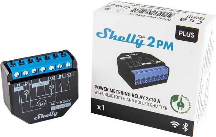 Produktbild Shelly Plus 2PM (Schaltaktor)