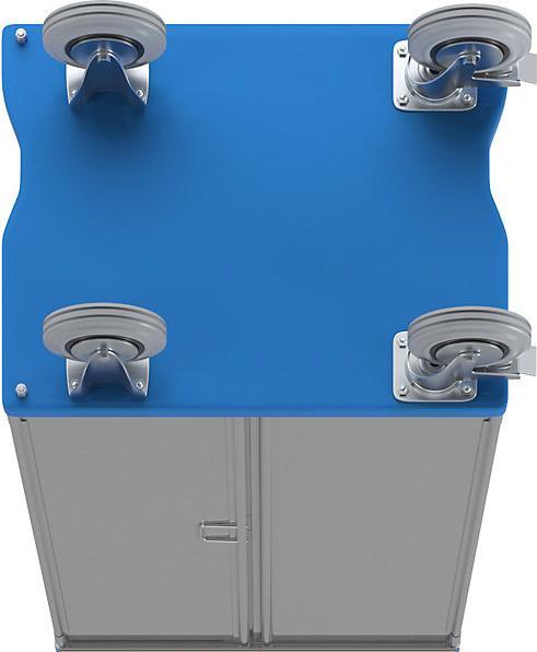 Image du produit kaiserkraft Chariot d'armoire en aluminium (300 kg)