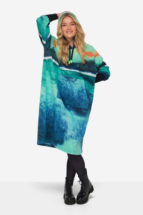 Produktbild Laurasøn Kapuzen Sweatkleid bedruckt (XL)