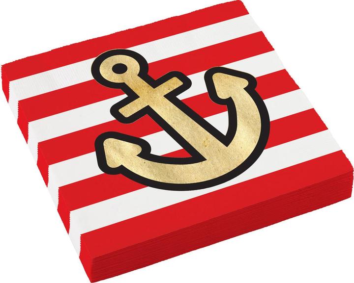 Amscan Pirates (16 x, 33 x 33 cm)