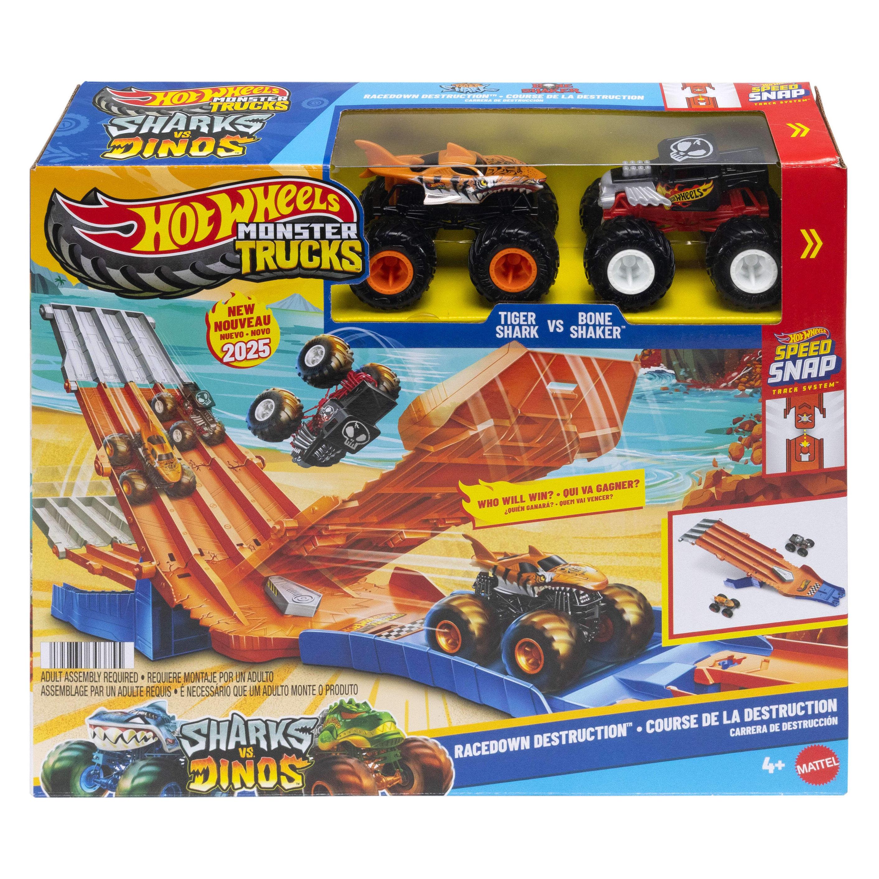 Hot Wheels Monster Truck 2-Auto-Abbruchrennen (JFR07)