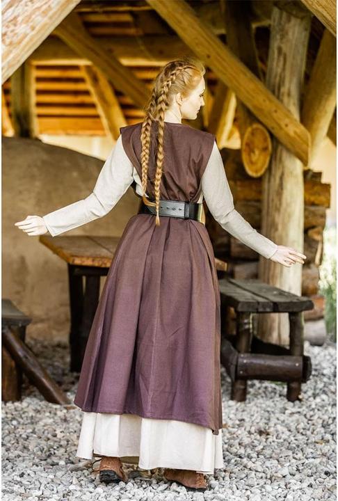 Image du produit Carbone Sur-robe médiévale Gerda, marron foncé (XL)