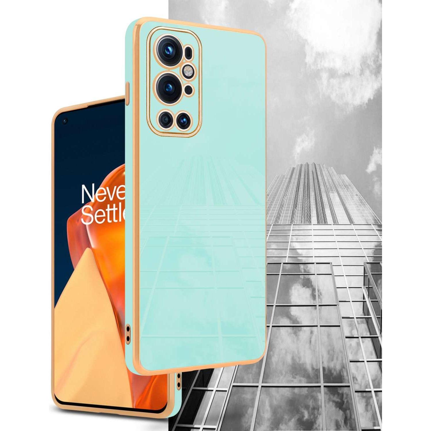 Thumbnail - Cadorabo Hülle für OnePlus 9 PRO TPU mit Kameraschutz (OnePlus 9 Pro), Smartphone Hülle, Grün