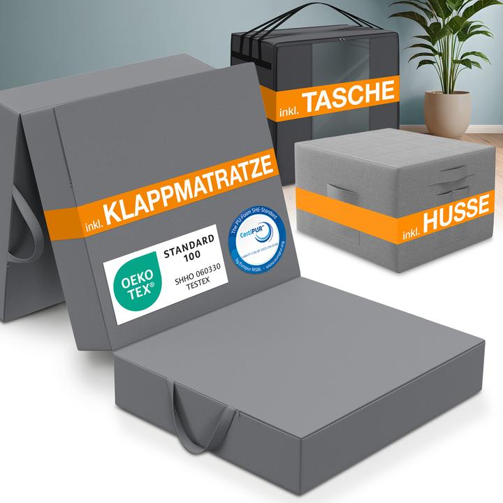 Actual product image Bestschlaf Folding mattress incl. cover & transport bag (75 x 195 cm, Foam core)