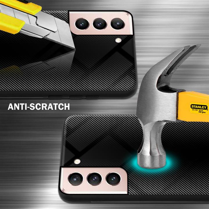 Image du produit Cadorabo TPU Couverture en verre rayé (Samsung Galaxy S21 5G)