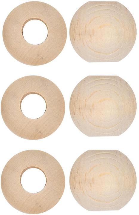 Produktbild I Am Creative Rohholzkugeln, Holzperlen