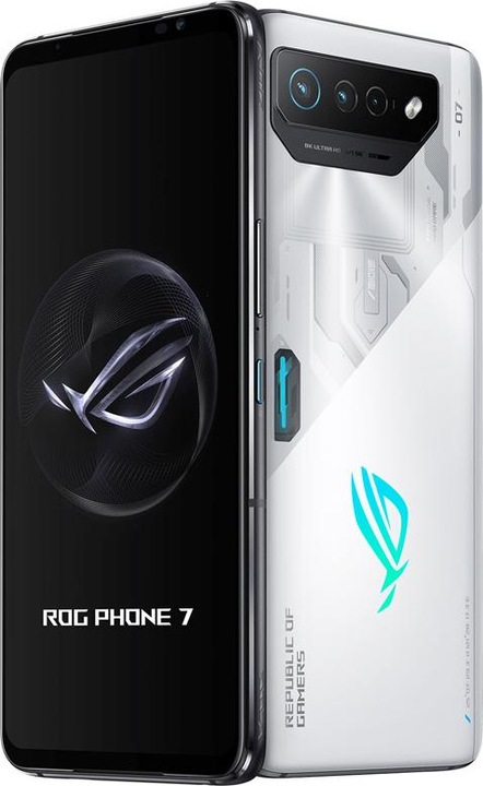 Produktbild ASUS ROG Phone 7 (512 GB, Storm White, 6.78", Dual SIM, 50 Mpx, 5G)