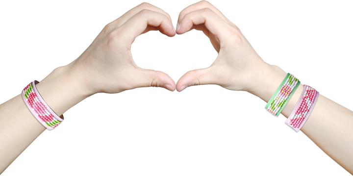 Produktbild Diamond Dotz Diamond Painting Armbänder Pink