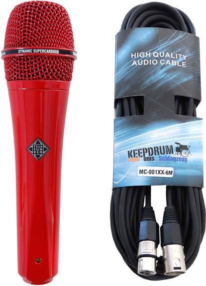 Telefunken M80 Rot dynamisches Mikrofon mit Kabel