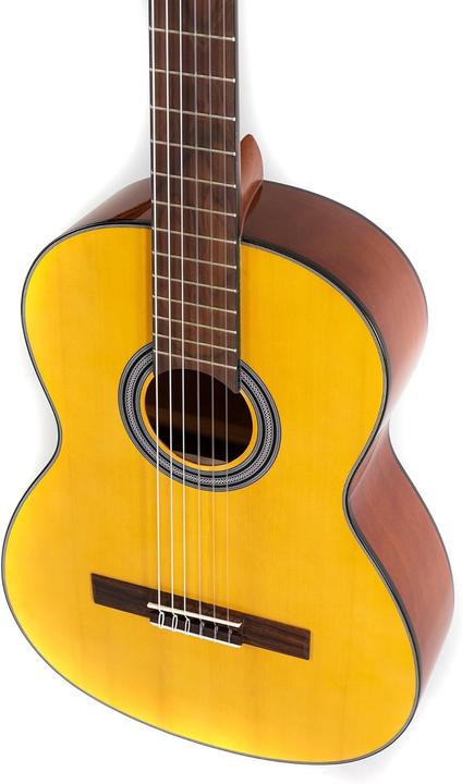 Actual product image Gewa Classic Student Guitar Natural Finish (Classical guitar, Bridge: Zwarthout, Ceiling: Rafters, Neck: Okoume with carbon fibre reinforcement, Soil: Okoume)