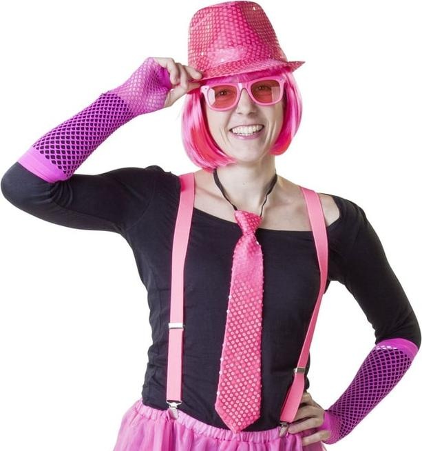Produktbild MICA Festival Krawatte - für Erwachsene - pink