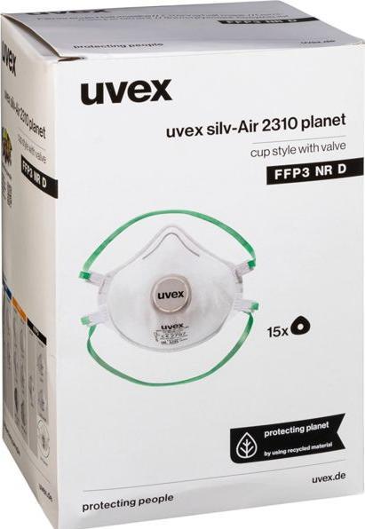 Produktbild Uvex Safety Formmaske uvex silv-Air c 2310 planet FFP3 (FFP3, 15 x)
