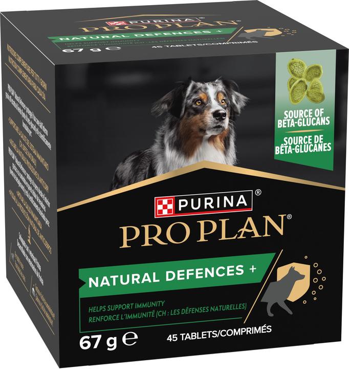 Pro Plan Complément alimentaire pour chiens Natural Defences+ 45 comprimés (Adulte, 45 pcs, 100 g)