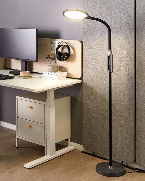 Produktbild Beliani Flurlampe schwarz LED CASSIOPEIA (600 lm)