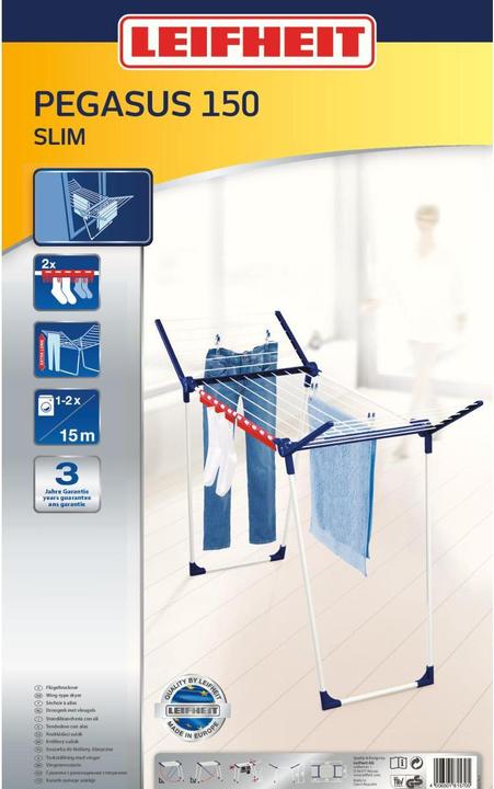 Immagine prodotto Leifheit Pegasus 150 Solid Slim (15 m)