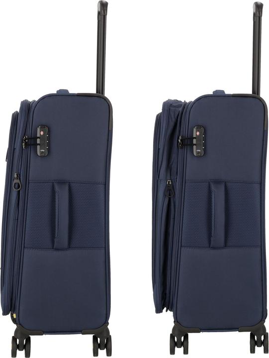 Image du produit D&N Travel Line 9704 4 roues trolley M 68 cm avec soufflet extensible (75 l)