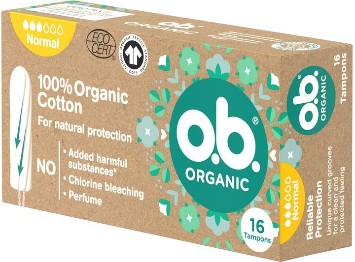 Produktbild o.b. Organic Normal Box (16 x, Normal)