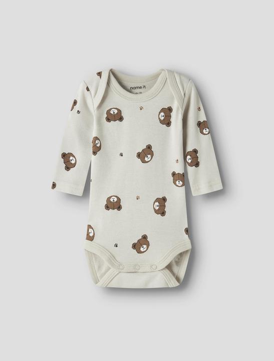 Produktbild Name it Nbnbody 3p Ls Pumice Bear Noos (98)