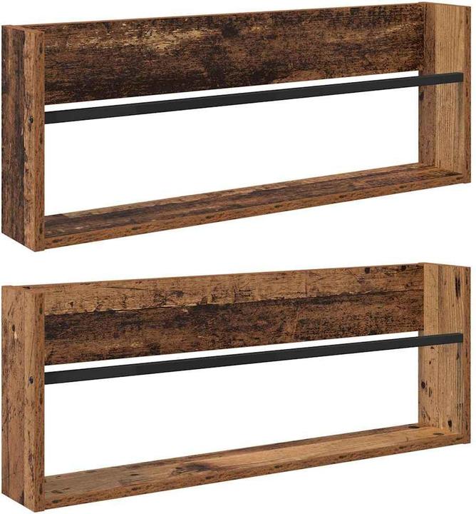 Actual product image vidaXL Wandaufbewahrung (12 x 12 x 30 cm)