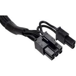 Corsair Type 4 Sleeved black PCIE, Interne Kabel (PC)