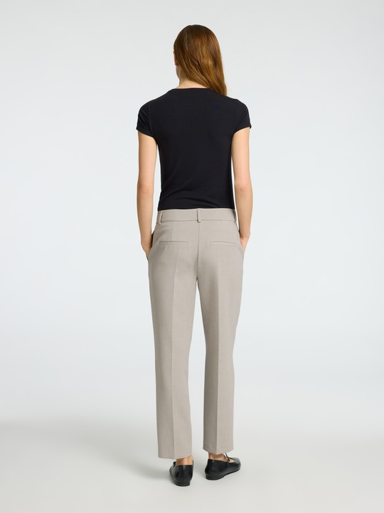 Actual product image Selected Femme Slfrita-Ria Mw Crop Pant Mel Noos (44)