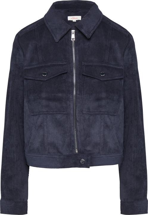 Actual product image S.Oliver Indoor-Jacke Kurze Feincordjacke mit aufgesetzten Taschen (46)