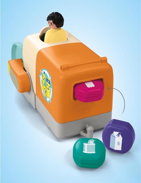 Produktbild Playmobil JUNIOR: Spassiges Müllsammelfahrzeug (71774, Playmobil Junior)