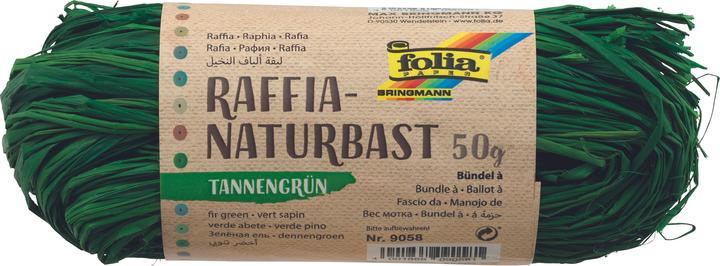 Produktbild Magni Naturbast Raffia 50g tannengrün (Geschenkverzierung, 1 x)