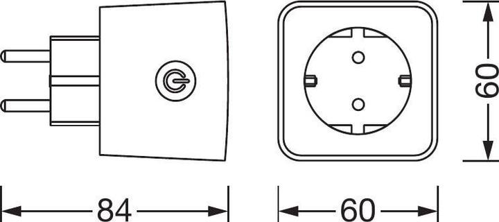 Produktbild Ledvance SMART+ NIGHTLIGHT Plug EU
