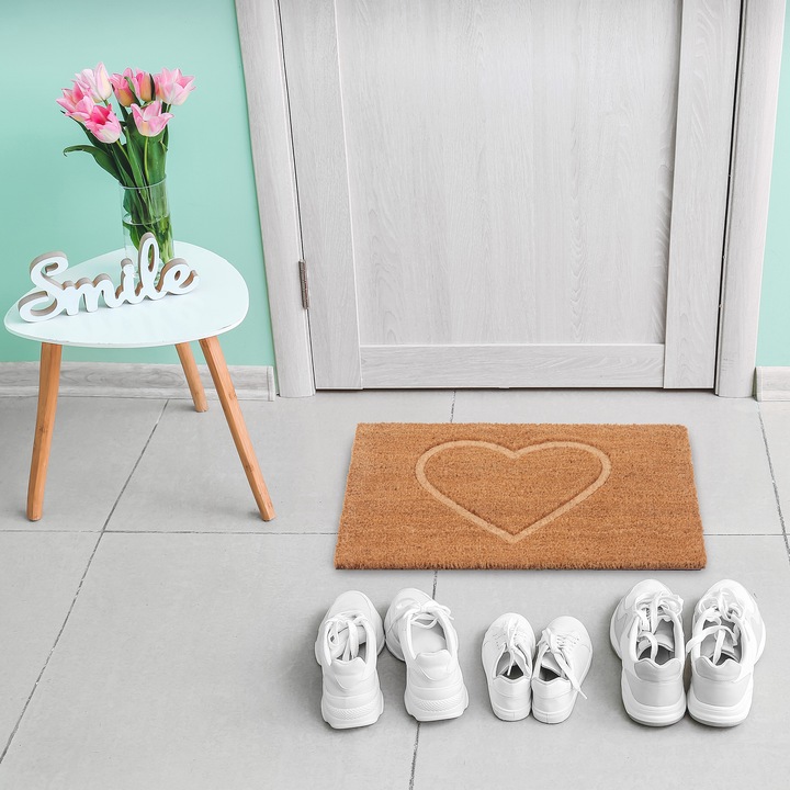 Immagine prodotto Relaxdays zerbino-cuori (60 x 40 x 1,5 cm)