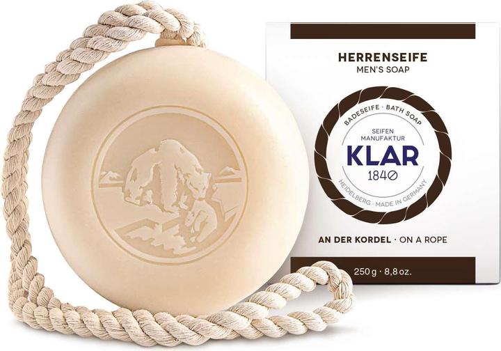 Actual product image Klar Bath soap men on the cord (Hard soap)