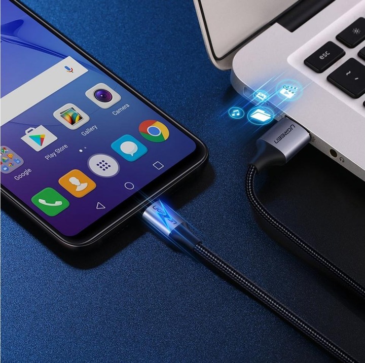 Actual product image Ugreen Micro USB – USB A (2 m, USB 2.0)