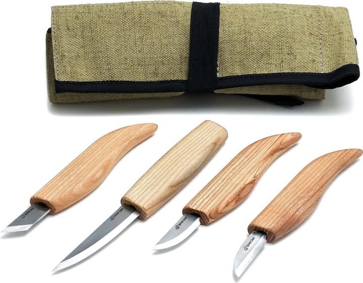 Produktbild Beaver Craft Basic-Holzschnitzset 4-teilig mit Rolle