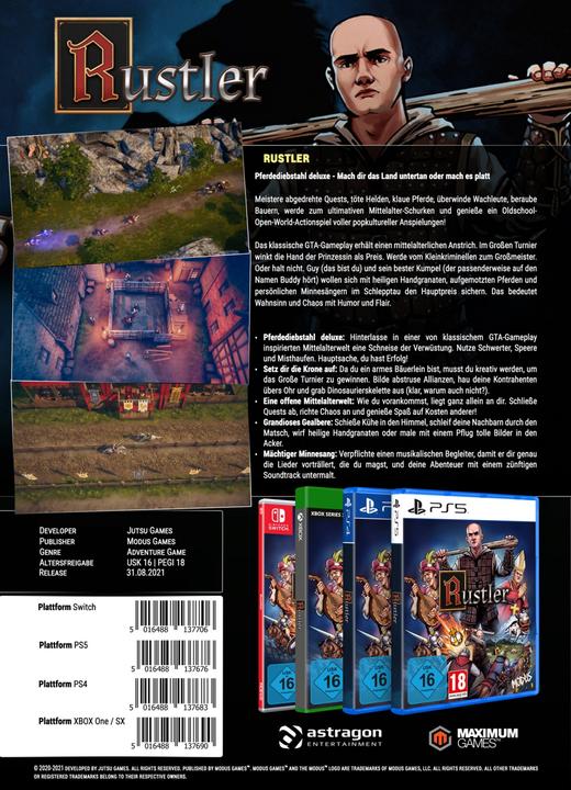 Actual product image astragon Rustler (PS4, DE)