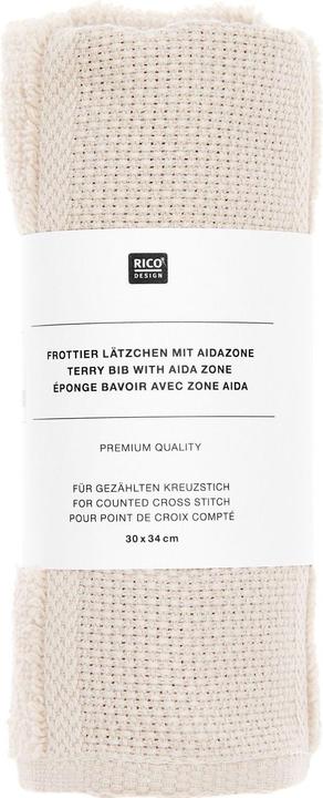 Produktbild Rico Design Lätzchen Hellbeige, 30 x 34 cm