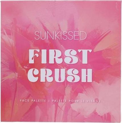 Actual product image Sunkissed First Crush Face Palette with Bronzer, Blusher, Highlighter, Contour for Perfecting Comple (Highlighter)
